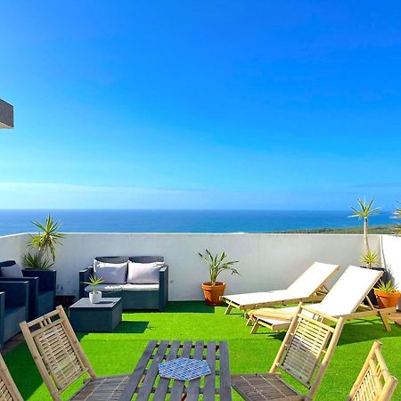 Nazaré Ocean Flat - Private Rooftop Terrace BBQ Esterno foto