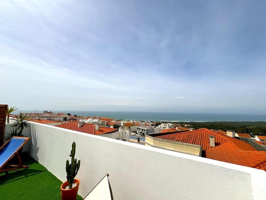 Nazaré Ocean Flat - Private Rooftop Terrace BBQ Esterno foto