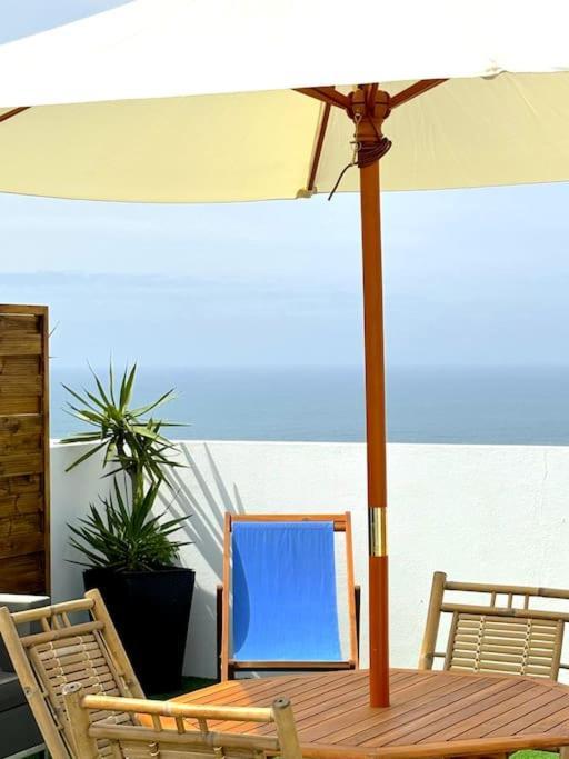 Nazaré Ocean Flat - Private Rooftop Terrace BBQ Esterno foto