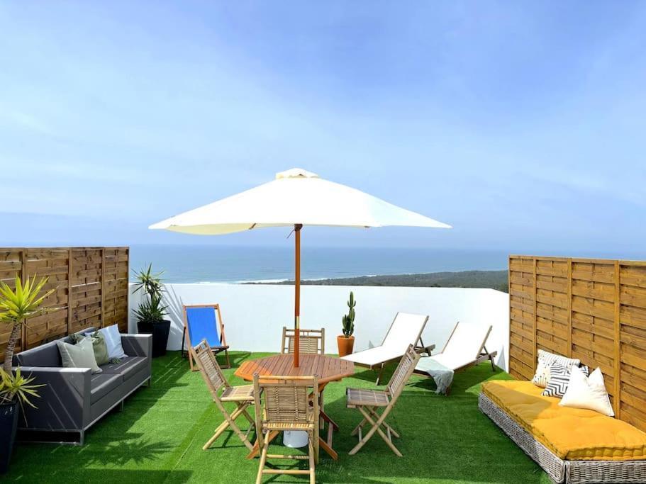 Nazaré Ocean Flat - Private Rooftop Terrace BBQ Esterno foto
